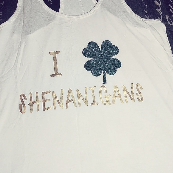 St. Patrick Shenanigans racer top size medium - Picture 1 of 4